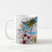 Tropical Bliss 3D Coffee Mok (Links)