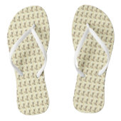 Tropical Bliss: Ananas Print Paar Teenslippers (Voetbed)