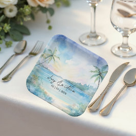 Tropical Bliss Paper Borden Papieren Bordje