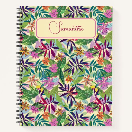 Tropical Bliss Spiral Notitieboek (Voorkant)
