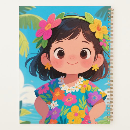 Tropical Bloom Dreams Planner (Achterkant)
