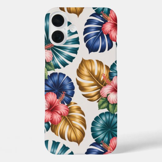 Tropical Bloom Vibe Case (Achterkant)