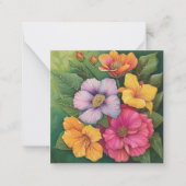 Tropical Bloom Vibrancy Notitiekaartje (Voorkant)