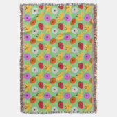 Tropical Blossom Deken (Voorkant Verticaal)