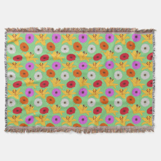 Tropical Blossom Deken