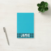 Tropical Blue Buffalo Controleer de witte naam Post-it® Notes (Kantoor)