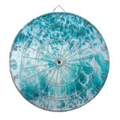 Tropical Blue Ocean Waves Dartbord (Voorkant)