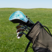 Tropical Blue Ocean Waves Golfheadcover (Insitu)