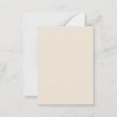 Tropical Blues & Greens Eco Beach Bewaar de datum Notitiekaartje (Achterkant)