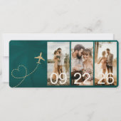 Tropical Boarding Pass Destination Plane Ticket (Achterkant)