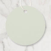 Tropical Boho Floral Vrijgezellenfeest Dank u Bedankjes Labels (Achterkant)