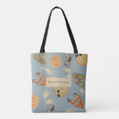 "Tropical Boho Getaway" Tote Bag (Achterkant)