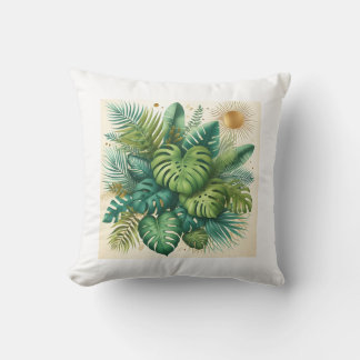 Tropical Boho Throw Pillow Cover Kussen