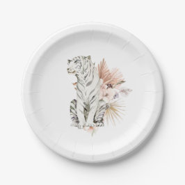 Tropical Boho Tigers Bachelorette Papieren Bordje