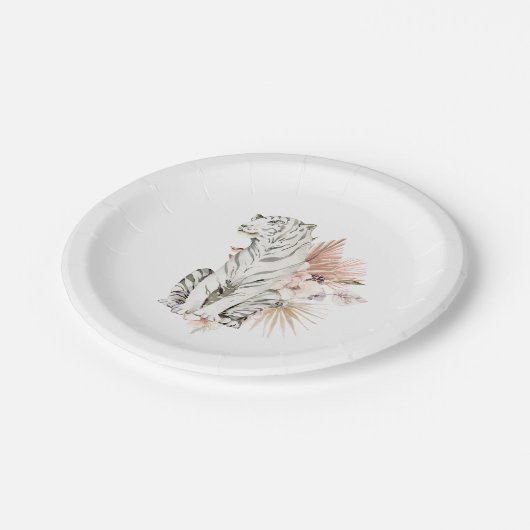 Tropical Boho Tigers Bachelorette Papieren Bordje (Gekanteld)