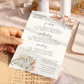 Tropical Boho Tigers Verjaardag Weekend Kaart