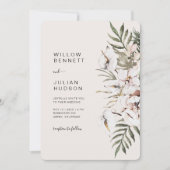 Tropical Boho Wedding Kaart (Voorkant)