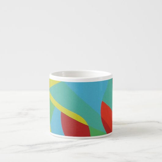 Tropical Bold Shapes Espresso Mug Espresso Kop (Voorkant)