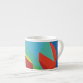 Tropical Bold Shapes Espresso Mug Espresso Kop (Voorkant rechts)