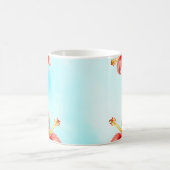 Tropical Bold Watercolor Mug – Vibrant Palm Koffiemok (Center)