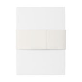 Tropical Botanical Floral Wedding Invitation Uitnodigingen Wikkel (Achterkant Voorbeeld)