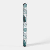 Tropical Botanical Green Monsteras iPhone 15 Case (Rechterkant)