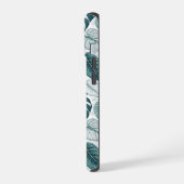 Tropical Botanical Green Monsteras iPhone 15 Case (Linkerkant)