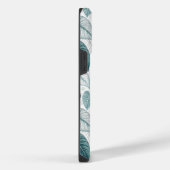 Tropical Botanical Green Monsteras iPhone Hoesje (Rechterkant)