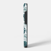 Tropical Botanical Green Monsteras iPhone Hoesje (Linkerkant)