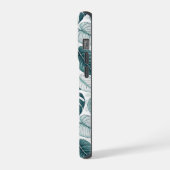 Tropical Botanical Green Monsteras iPhone Hoesje (Linkerkant)