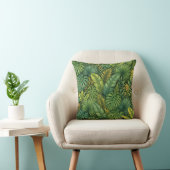Tropical Botanical Leaves Jungle Pattern Pillow Kussen (Stoel)