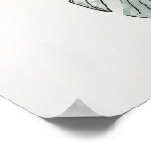 Tropical Botanical Line Art Wall Print (Hoek)