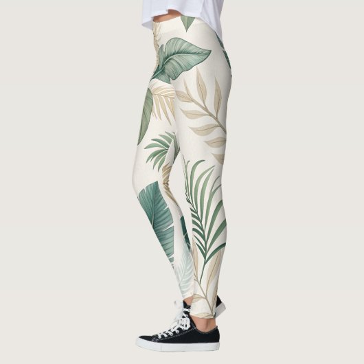 Tropical Botanical Seamless Pattern for  Leggings (Links)
