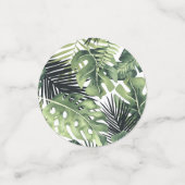 Tropical Botanical verlaat Hawaiiaans verjaardagsf Confetti (Kleine voorkant)