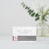 Tropical Botanicals Roze Mode Schoonheidsproducten Visitekaartje (Staand voorkant)