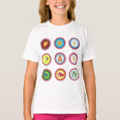 Tropical Bottle Petten Ontwerp Oceaan en Wildlife T-shirt (Voorkant)