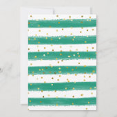 Tropical Boy Sloth Baby shower Bingogame Kaart (Achterkant)