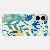 Tropical Breeze Abstract Bladderachtig Plant Case-Mate iPhone Case (Achterkant (horizontaal))