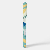 Tropical Breeze Abstract Bladderachtig Plant Case-Mate iPhone Case (Achterkant / Rechts)