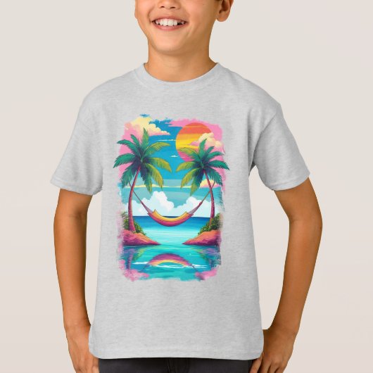 Tropical Breeze Escape T-shirt (Voorkant)