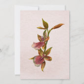 Tropical Breeze Orchid Botanical Vrijgezellenfeest Kaart (Achterkant)