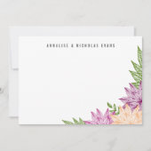 Tropical Brights Stationery Platte Kaart Notitiekaartje (Voorkant)