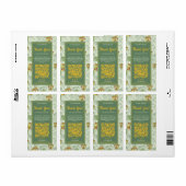Tropical Business Dank u doos zegel label QR-code (Full Sheet)