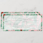 Tropical Business Logo Cadeaubon (Voorkant / Achterkant)