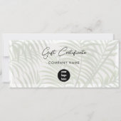 Tropical Business Logo Cadeaubon (Achterkant)