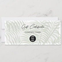 Tropical Business Logo Cadeaubon