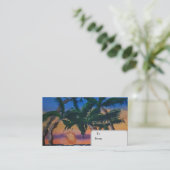 Tropical  card contactkaartje (Staand voorkant)