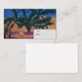 Tropical  card contactkaartje (Voorkant / Achterkant)