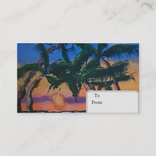 Tropical  card contactkaartje (Voorkant)