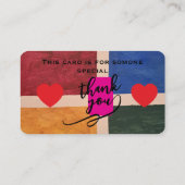 Tropical  card contactkaartje (Achterkant)